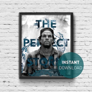 The Perfect Storm Print - Film Print / Poster / Picture / Wall Art / Home Decor / Gift / Present / Retro / Contemporary / Mark Wharlberg