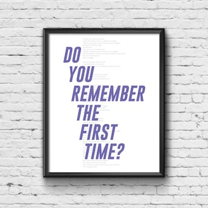 Pulp Print - Impressão de letras de música / Cartaz / Imagem / Arte de parede / Decoração de casa / Presente / Presente / Retro / Contemporâneo / Jarvis Cocker