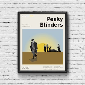 Peaky Blinders Print - Poster / Picture / Wall Art / Home Decor / Gift / Present / Retro / Birmingham / Tommy Shelby