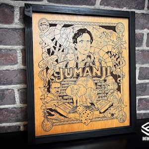 JUMANJI WOOD POSTER