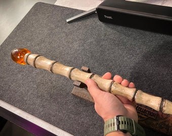 Jurassic Park. Replica van een luxe John Hammond wandelstok. Deluxe John Hammond wandelstok.