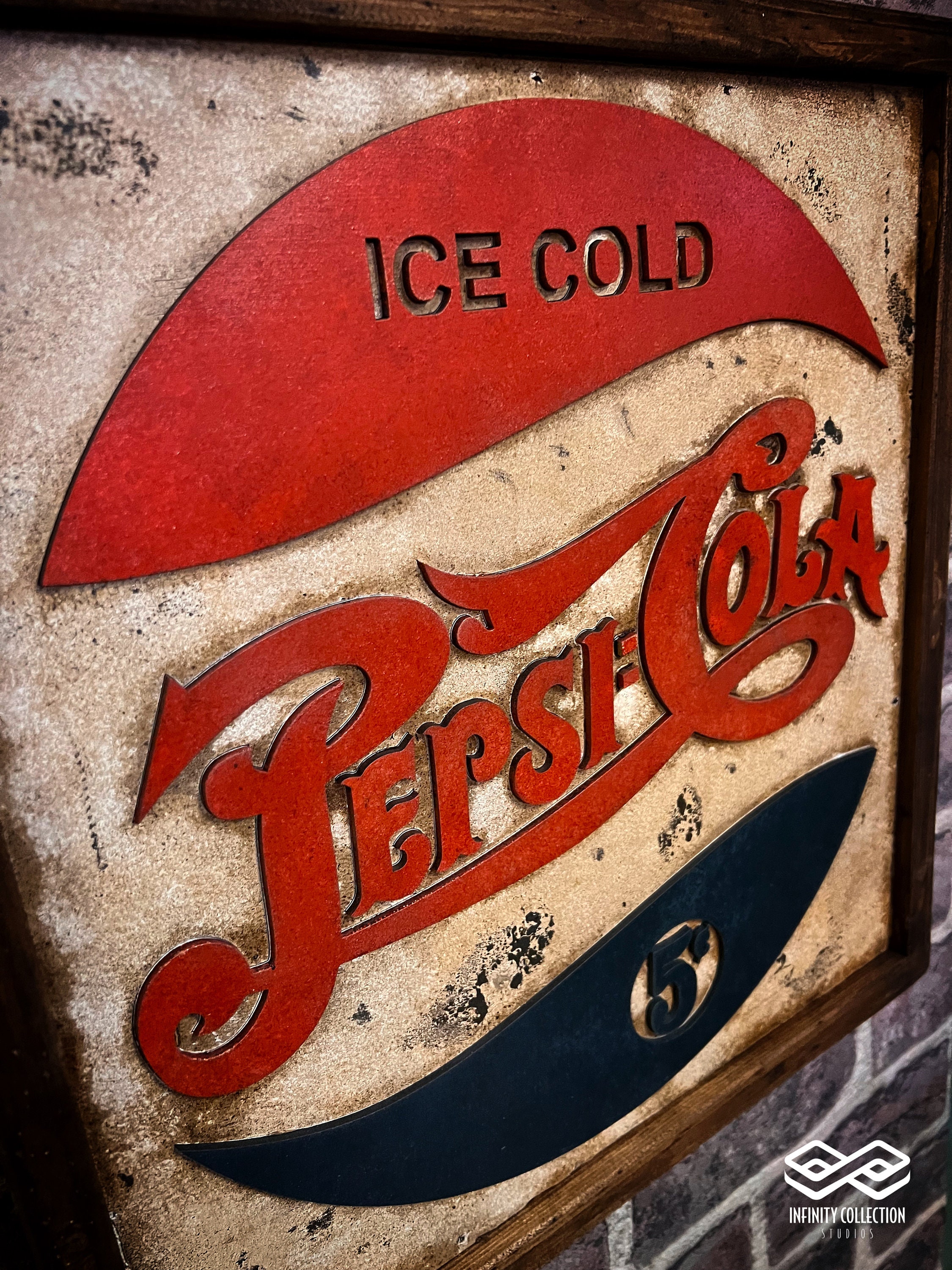 Vintage Pepsi Cola Vintage Sign - Etsy