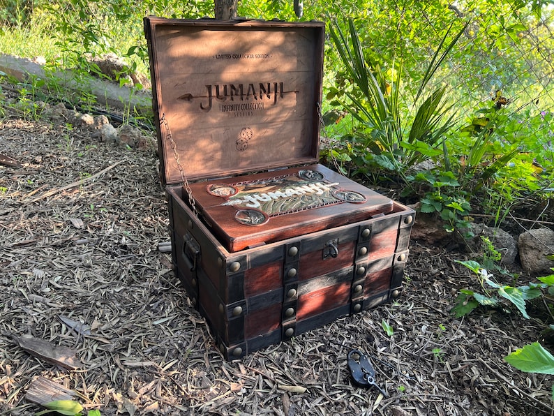 Deluxe Jumanji Board Game Collector Edition Jumanji Chest Etsy