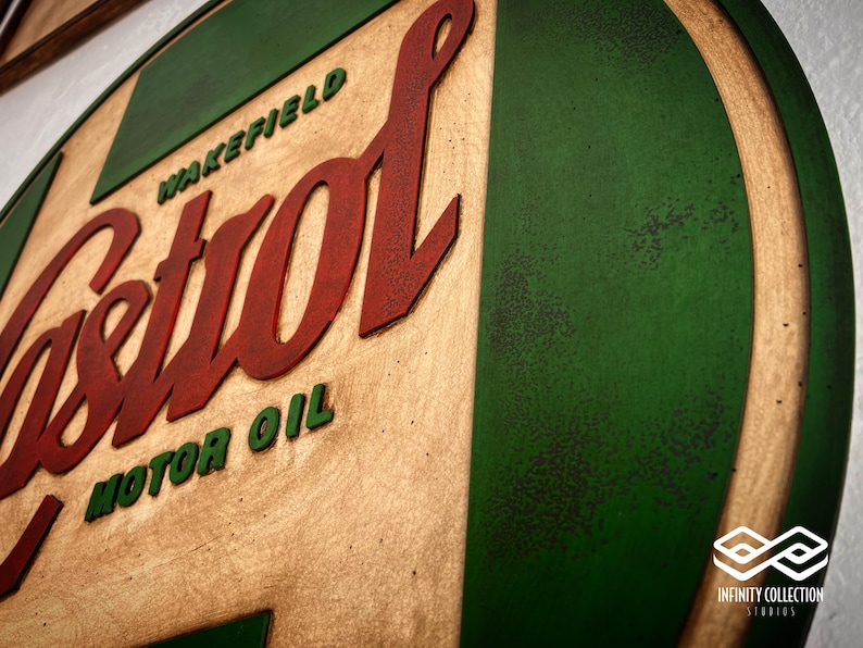 Vintage Castrol Motor Oil Sign - Etsy
