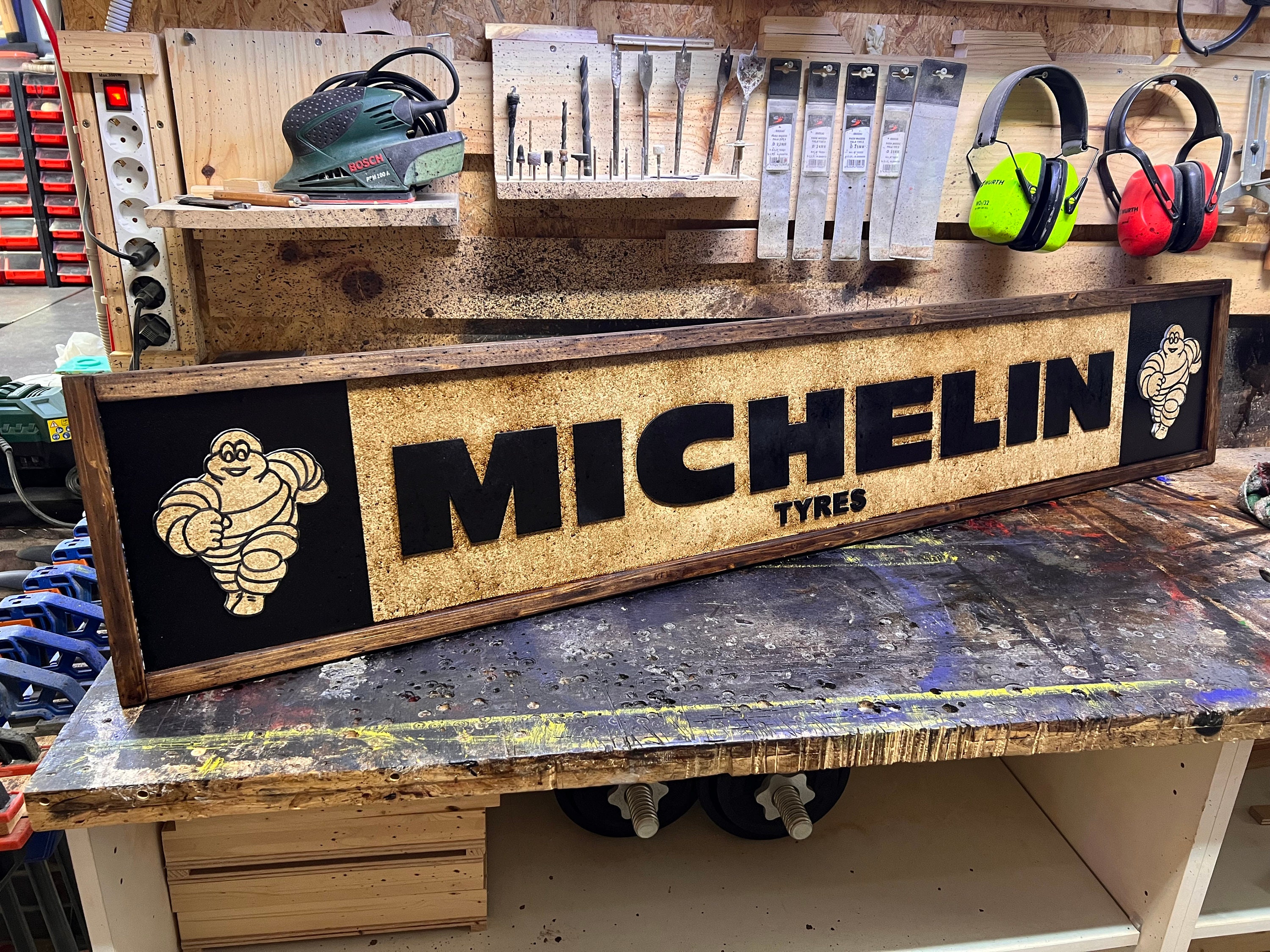 Vintage Michelin Tires Sign - Etsy