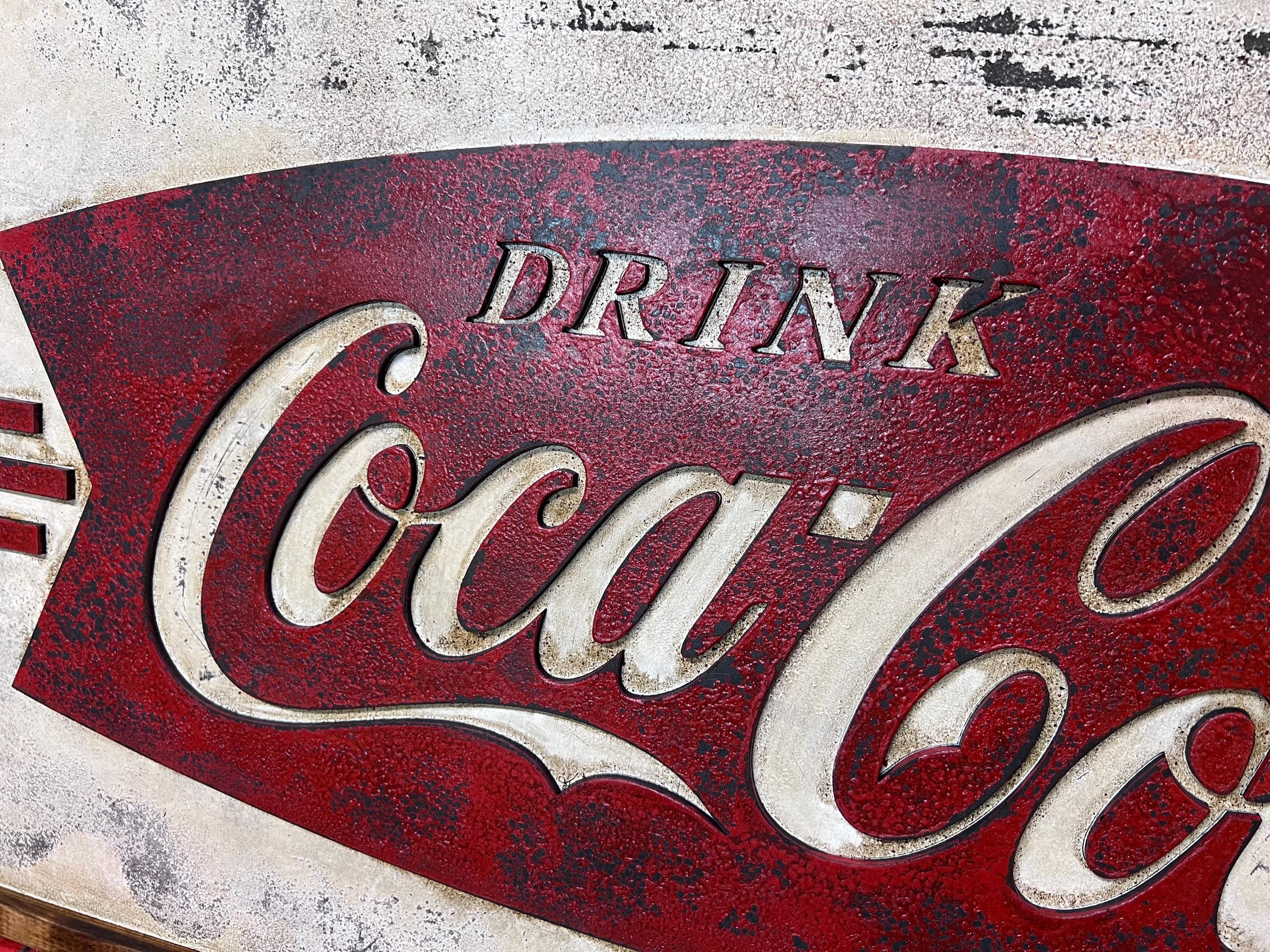 Vintage Coca-cola Sign - Etsy
