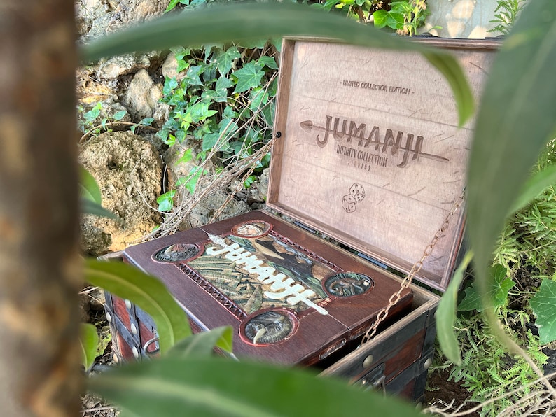 Deluxe Jumanji Board Game Collector Edition Jumanji Chest Etsy
