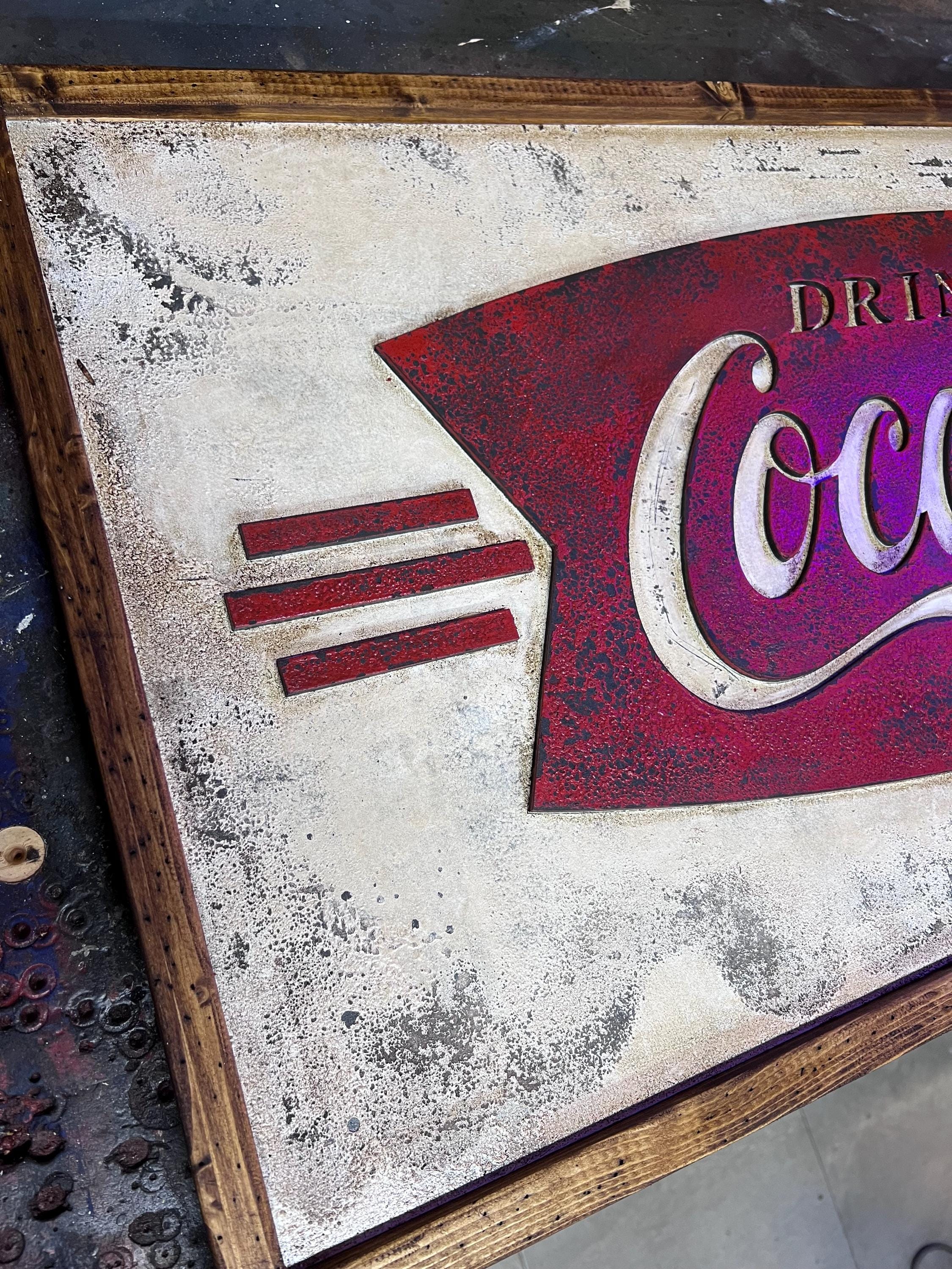 Vintage Coca-cola Sign - Etsy