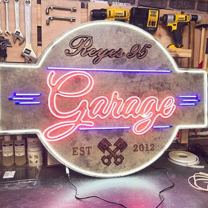 Garage Neon Vintage Sign