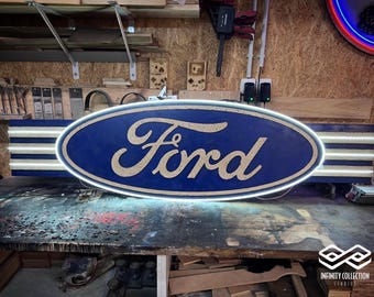 Ford Vintage Neon Led XXL