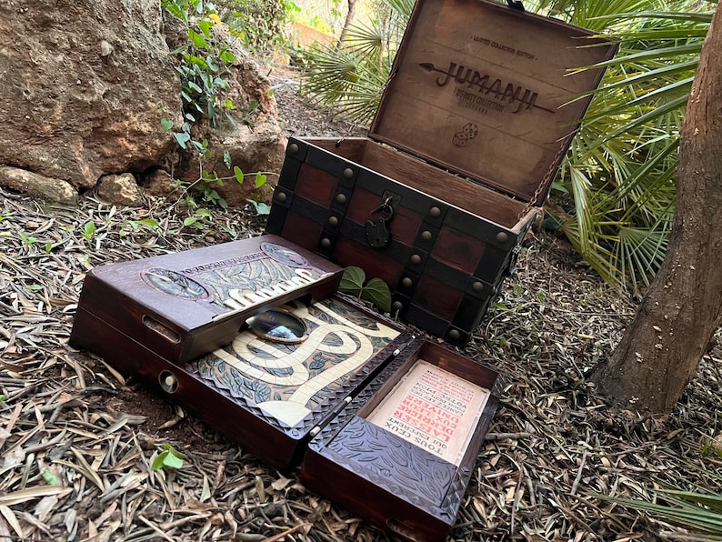 Deluxe Jumanji Board Game Collector Edition Jumanji Chest Etsy