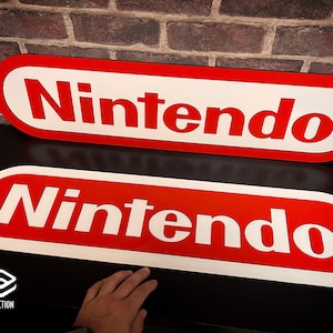 Nintendo Retro Vintage Schild