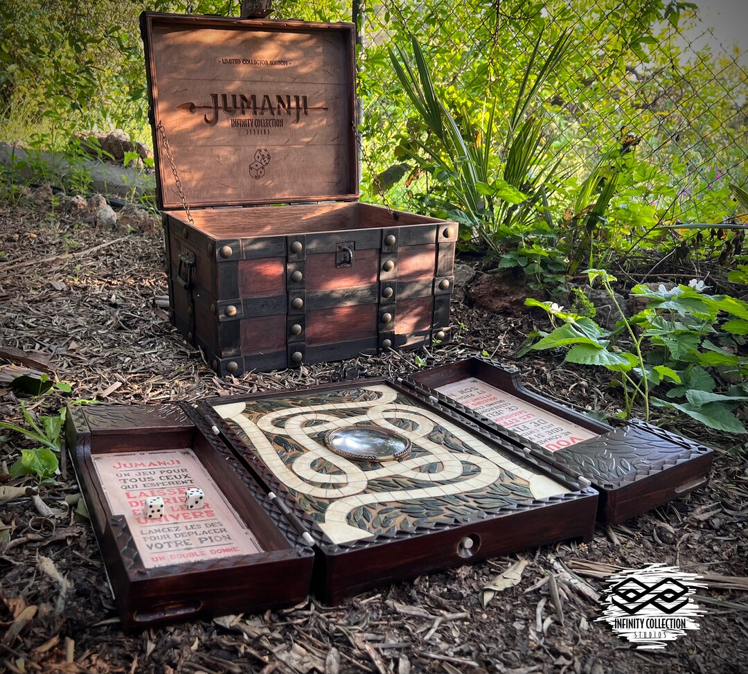Deluxe Jumanji Board Game Collector Edition Jumanji Chest Etsy