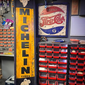Vintage Michelin Tyres Sign