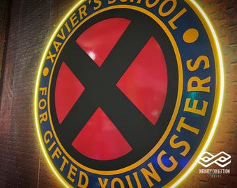 XMEN Xavier's School Vintage Neonbord