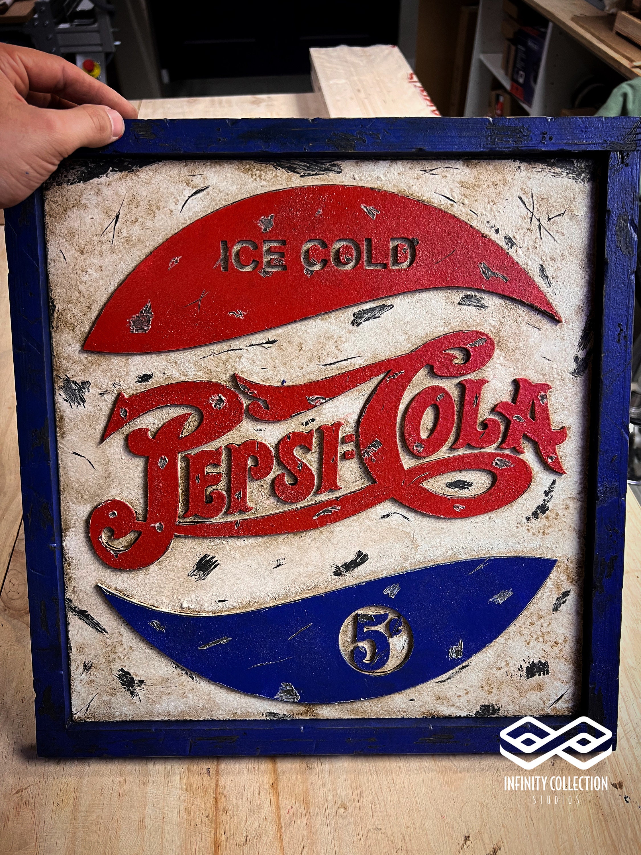 Vintage Pepsi Cola Vintage Sign - Etsy 日本