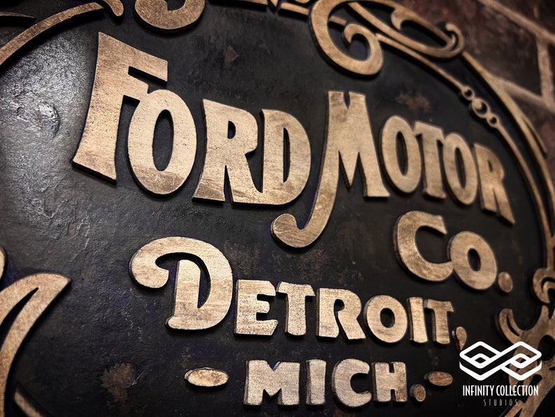 Retro Vintage Sign Ford Motor Co. 1903. - Etsy