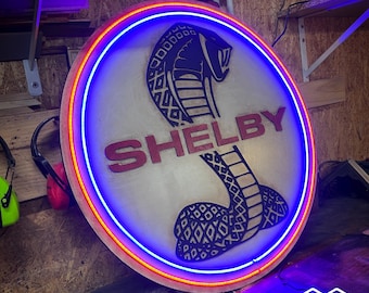 Shelby Cobra Vintage Neon Sign
