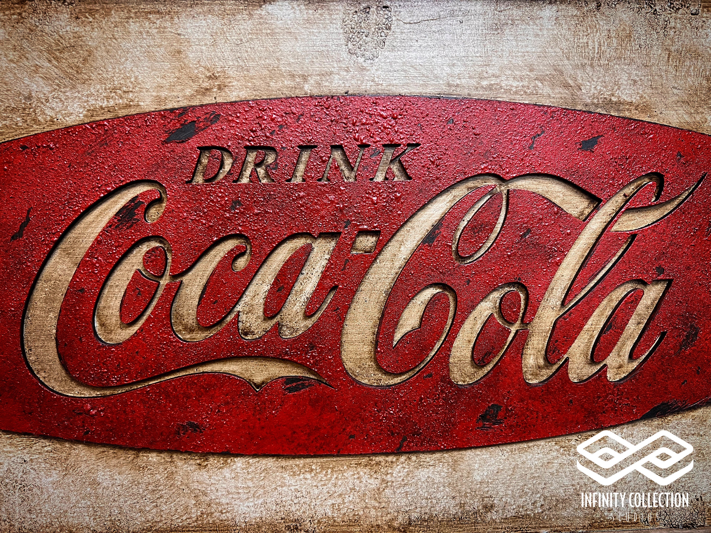 Coca-Cola Fanta ヴィンテージサイン Drink Fanta Orange Drink Coca Cola Soda Pop Made USA Wall