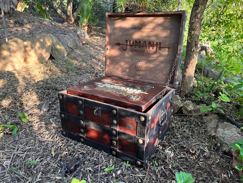 Deluxe Jumanji Board Game Collector Edition Jumanji Chest Etsy