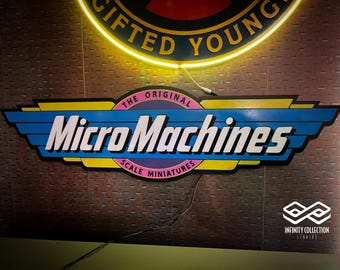 Micro Machines Vintage Sign