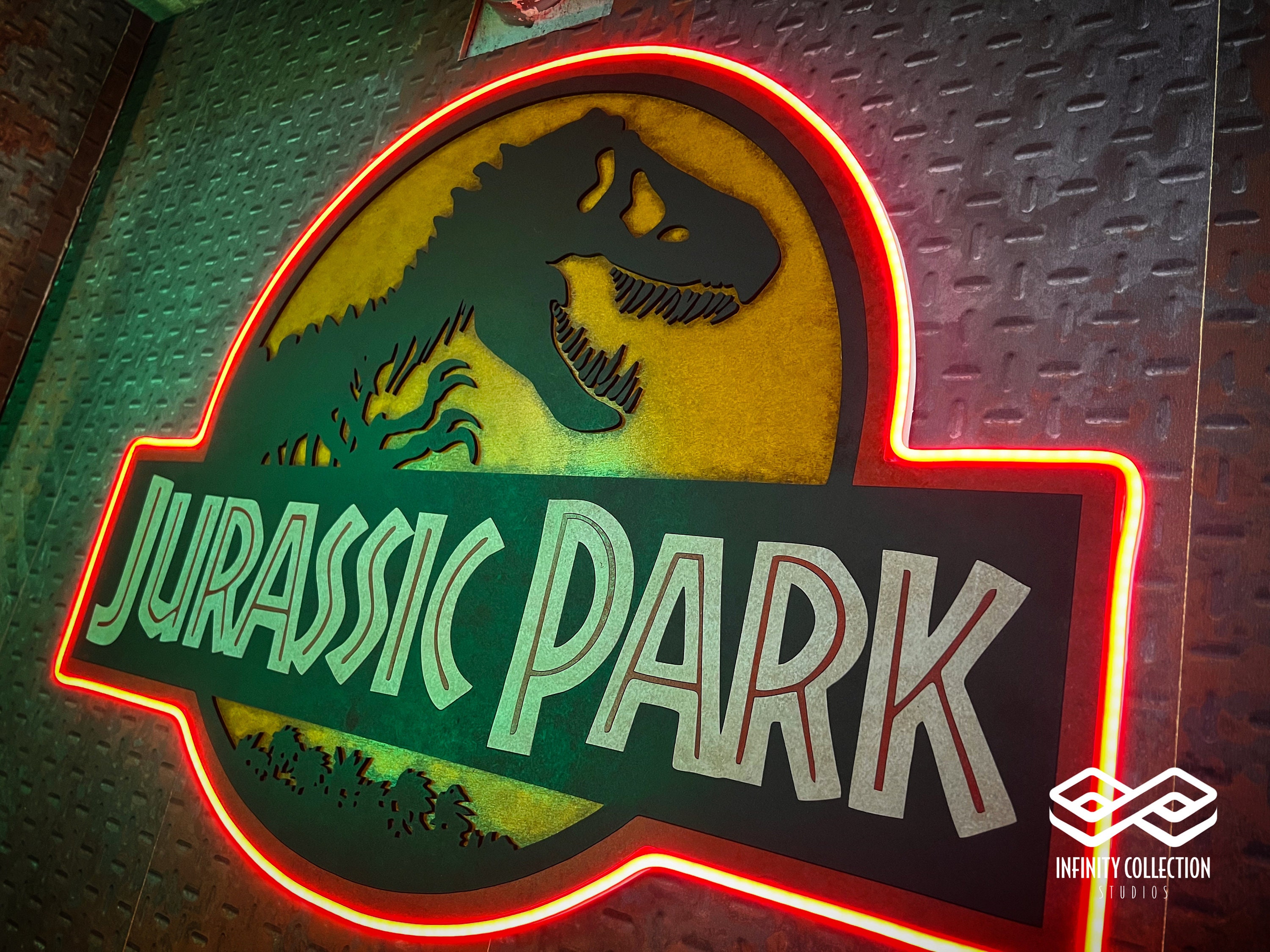 ジュラシックパークのヴィンテージネオンサイン - Etsy 日本