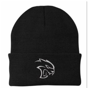 hell cat inspired embroidered beanie hell cat embroidered beanie gift for dad embroidered hell cat muscle car beanie embroidered gift