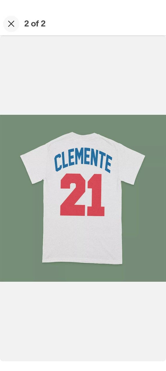 Roberto Clemente 21# Santurce Crabbers Puerto Rico Men's Baseball Jersey 