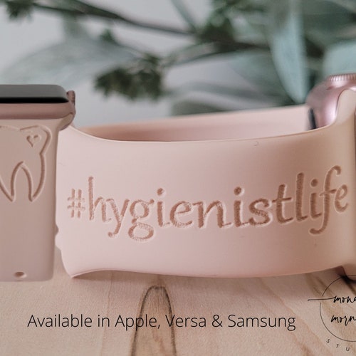 Engraved Watch Band DENTAL HYGIENIST for Apple Fitbit Etsy