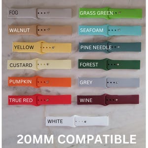 a bunch of different colors of watch bands