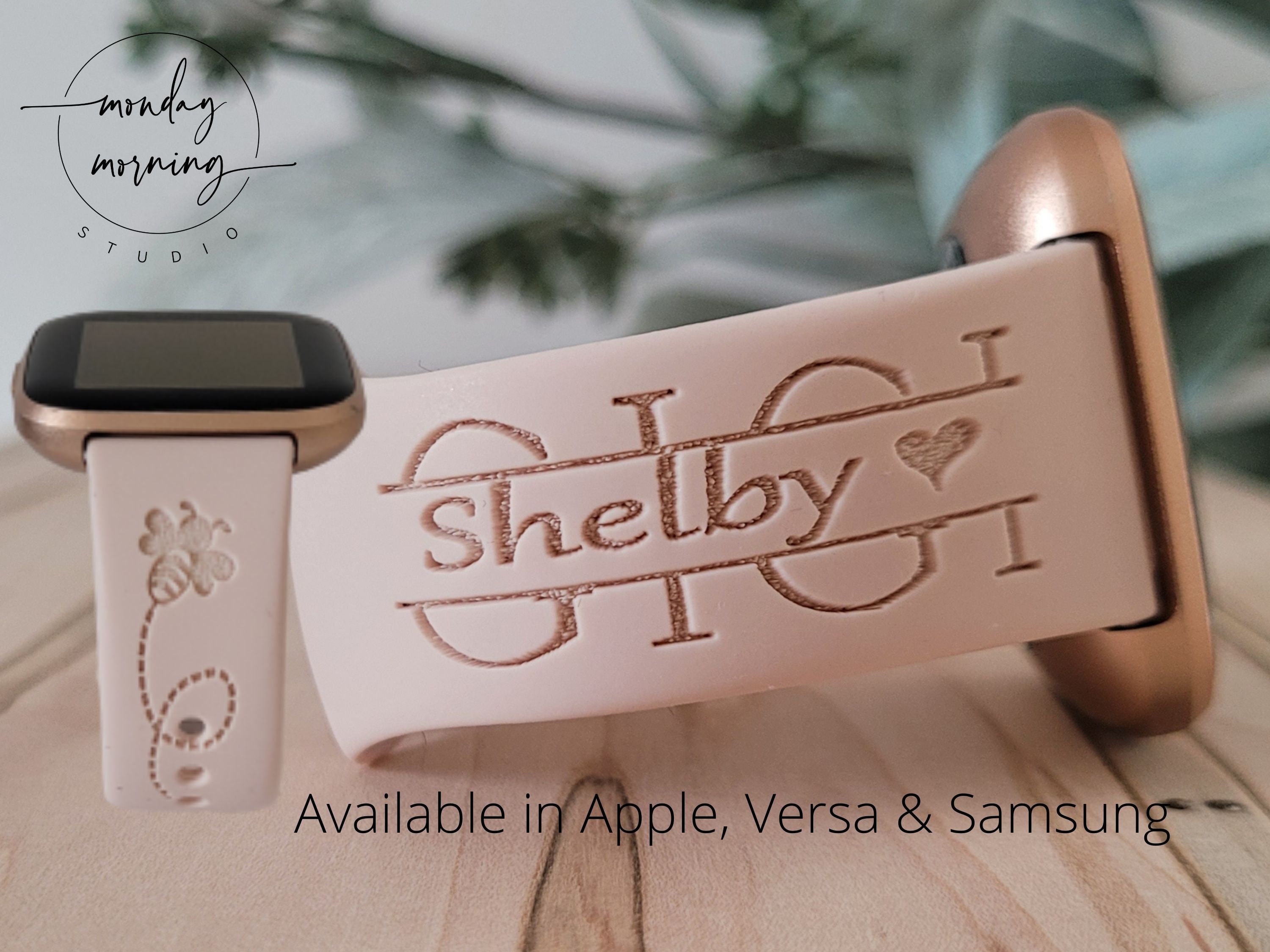 Engraved Watch Band GIG OR NANA  for Apple, Fitbit, Samsung