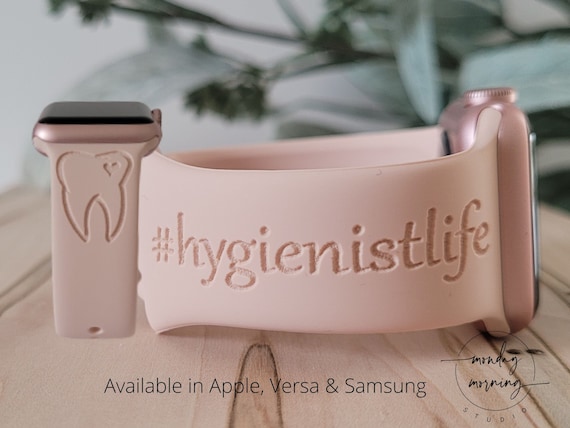 Engraved Watch Band DENTAL HYGIENIST for Apple, Fitbit, Samsung