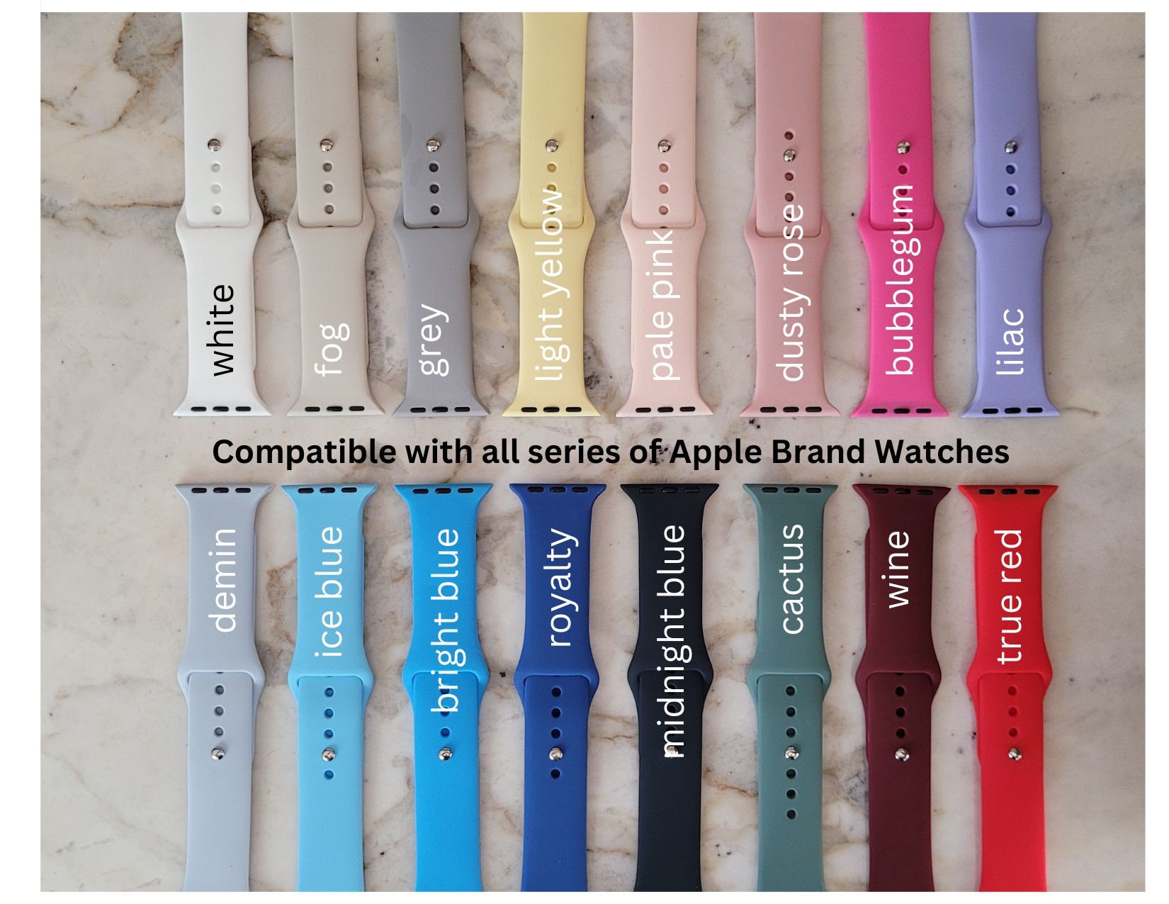Personalized Watch Band FOOTBALL for Apple, Fitbit Versa, Samsung, Engraved Silicone iWatch Band 38/40/41 42/44/45 20mm