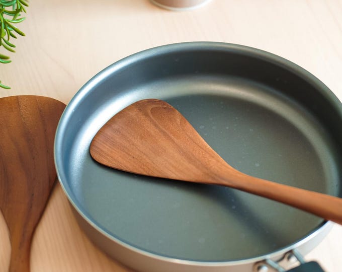 Teak Paddle Turner Spatula, Paddle Turner cooking utensil, Wood Kitchen Utensils