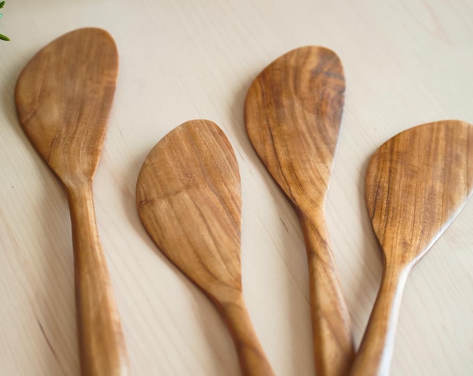 Wooden Angled Turner Spatula, Angled Turner cooking utensil, Wood Turner Kitchen Tools