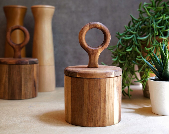 Wooden Salt Cellar