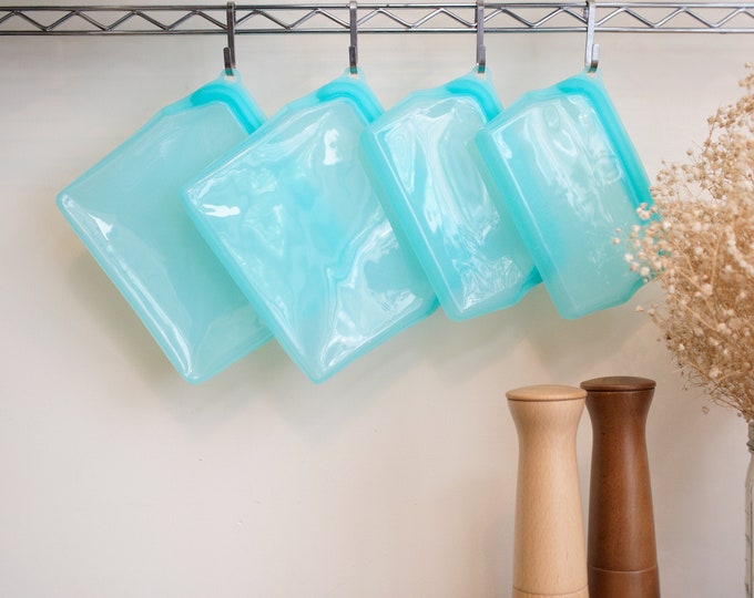 SET of Reusable Silicone Food Storage Bag Collection