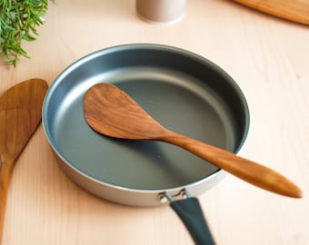 Wooden Angled Turner Spatula, Angled Turner cooking utensil, Wood Turner Kitchen Tools