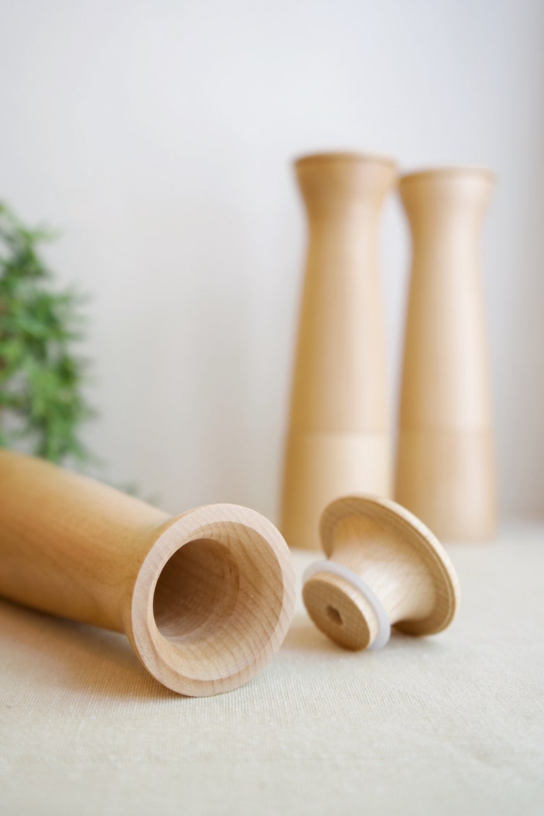 Wooden Salt and Pepper Grinder Wood Pepper Grinder Etsy UK
