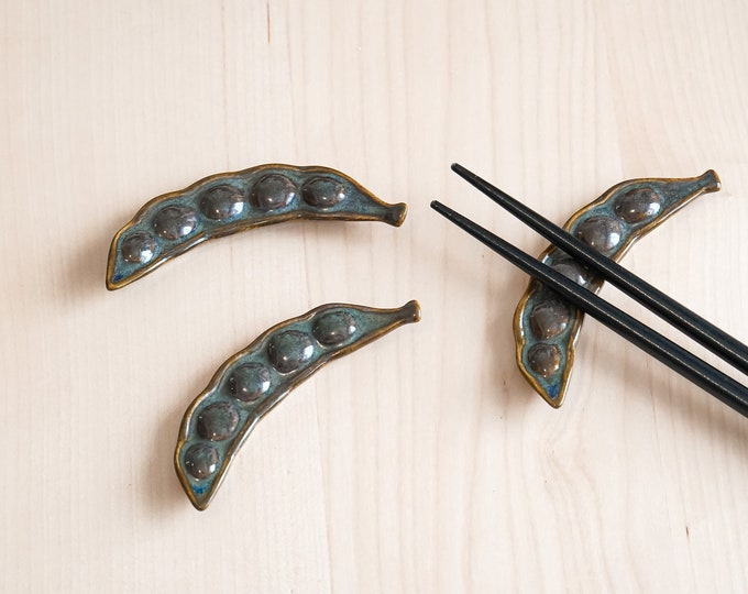 Clay Brown Handmade Ceramic Chopstick Rest