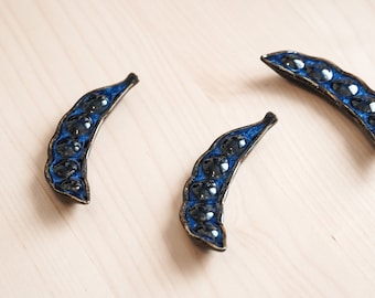 Handmade Ceramic Chopstick Rest, Handmade Night Blue Ceramic Chopstick Rest, Pottery Chopstick Rest, Chopstick Holder, Christmas Gifts