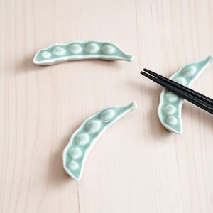 Handmade Ceramic Chopstick Rest, Light Green Ceramic Chopstick Rest, Pottery Chopstick Rest, Ceramic Chopstick Holder, Housewarming Gifts