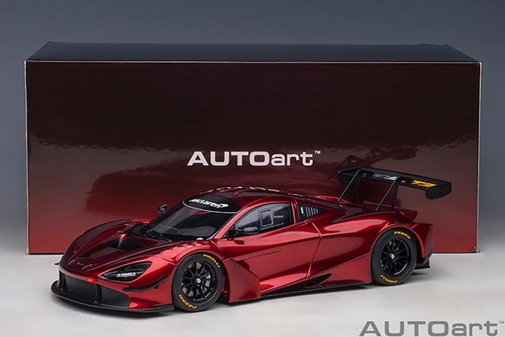 Autoart 1 18 Mclaren 720S GT3 Volcano Red Metallic Diecast Model