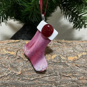 Weihnachtsstrumpf aus Glas