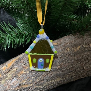 Fused Glass Gingerbread House
