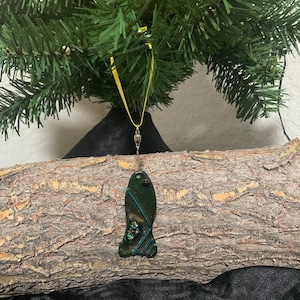 Fused Glass Fish Ornament