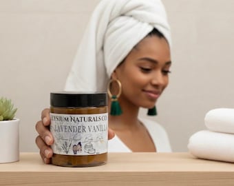 Black Owned Whipped Body Butter Quadruple Butter Blend 5+ Cold Pressed ingredients