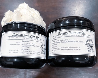 Black Owned Whipped Body Butter Quadruple Butter Blend 5+ Cold Pressed ingredients