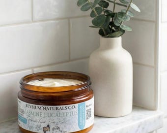 Family Owned Premium Whipped Shea Body Butter Quadruple Blend Cold PressedIngredients Olive Oil, Jojoba, Coconut oil, Rosehip, Almond