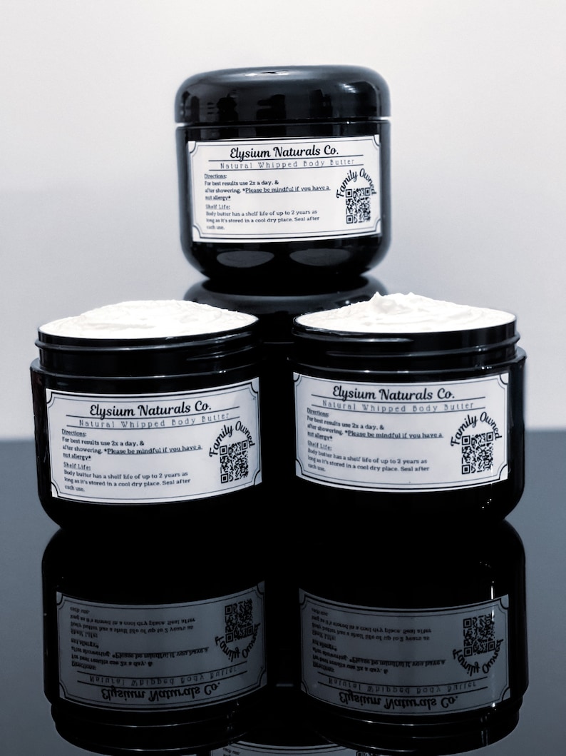 Black Owned Whipped Shea Body Butter Quadruple Blend Unrefined Etsy